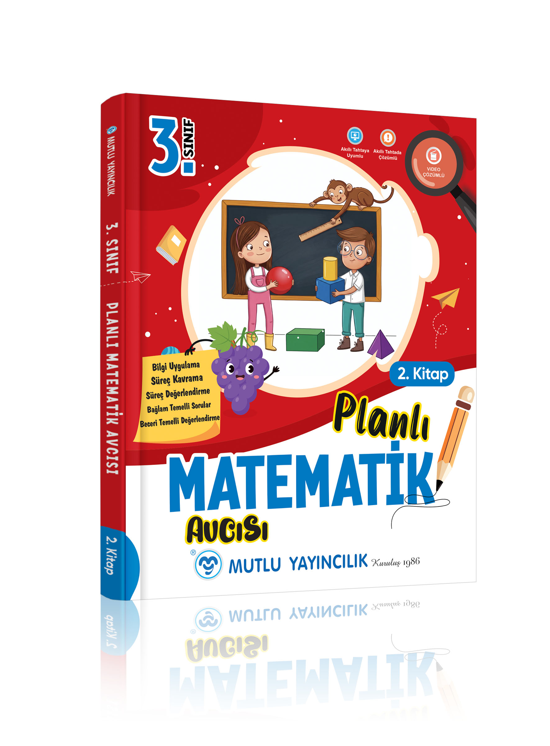 3 sınıf mat 2 kitap 3d