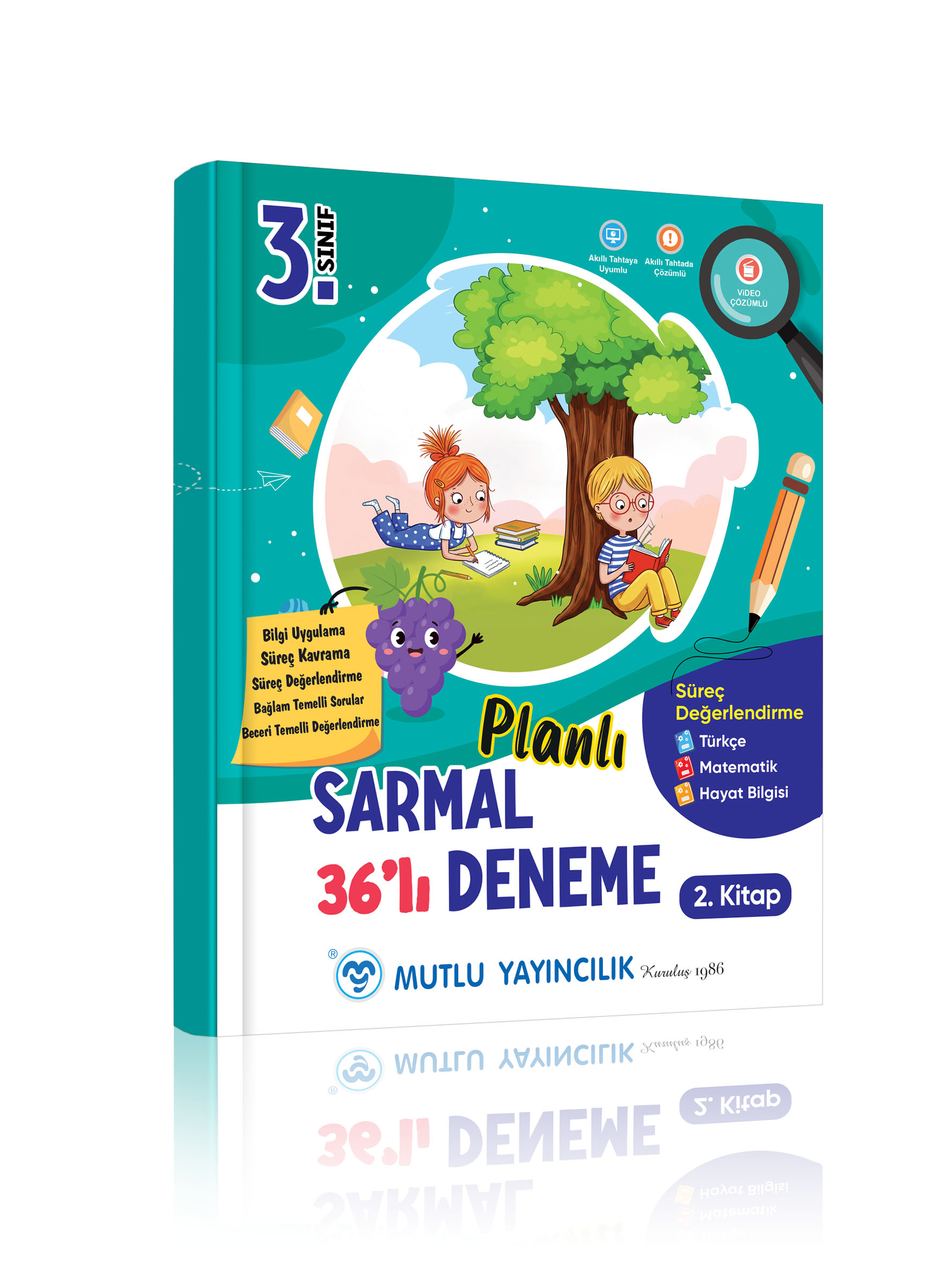 3 sınıf sarmal 2 kitap 3d